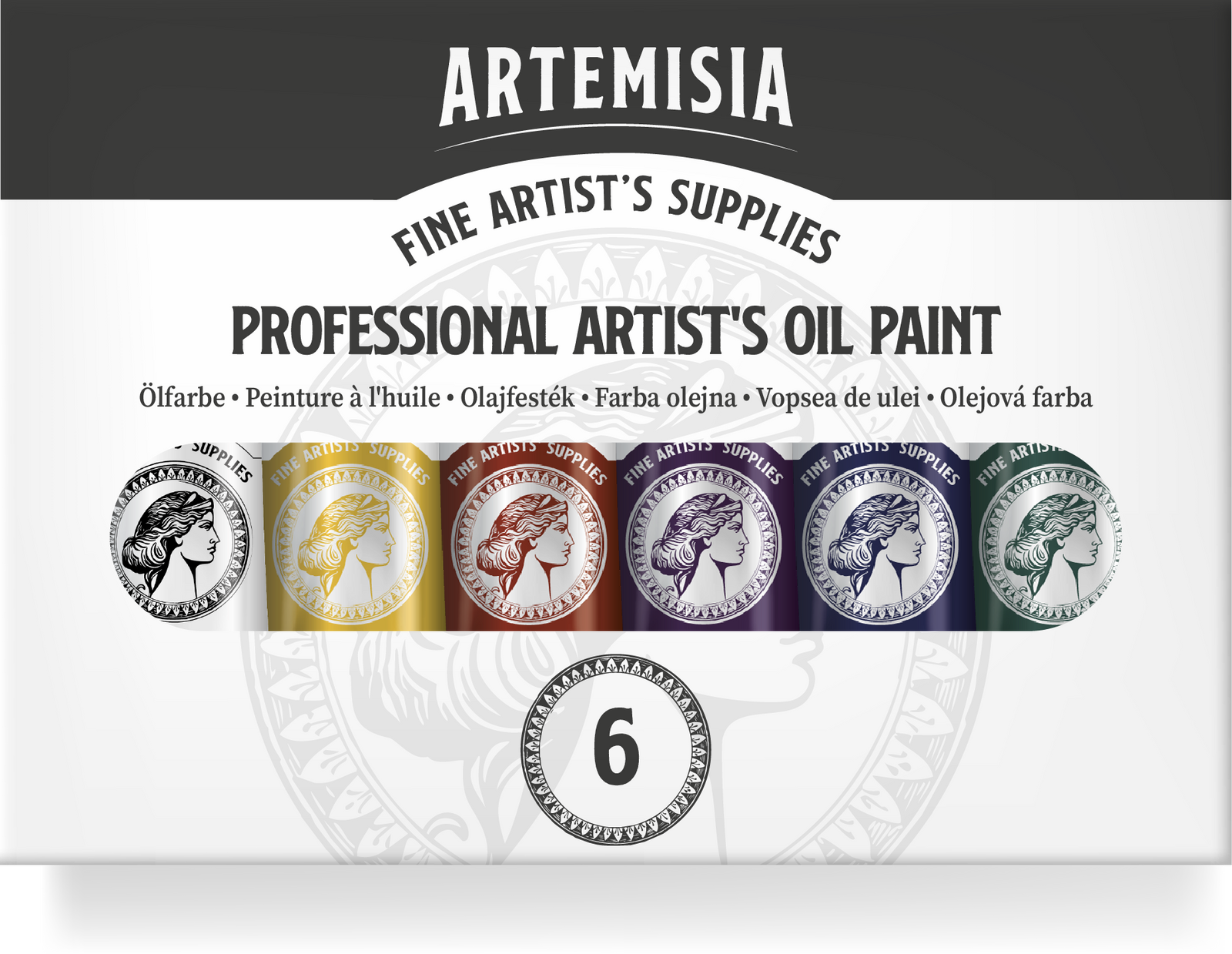 Artemisia Ölfarben-Set 20 ml – 6 x