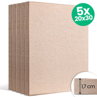 5er-Set NATURE ECO Malerei Leinwände — Bild 2
