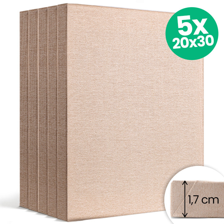5er-Set NATURE ECO Malerei Leinwände — Bild 2