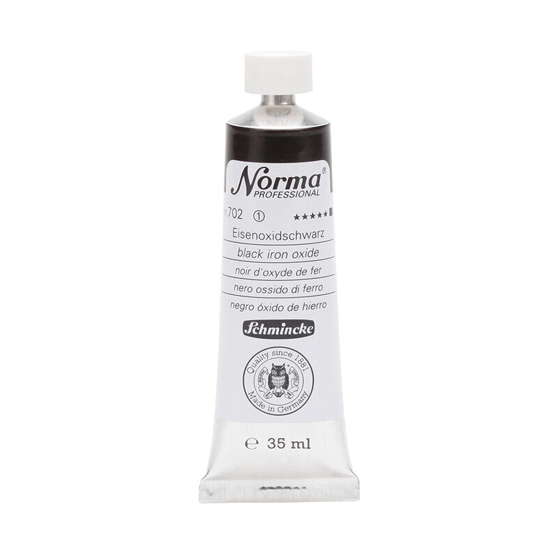 Schmincke Norma Professional Ölfarben 35 ml – 702 Eisenoxidschwarz
