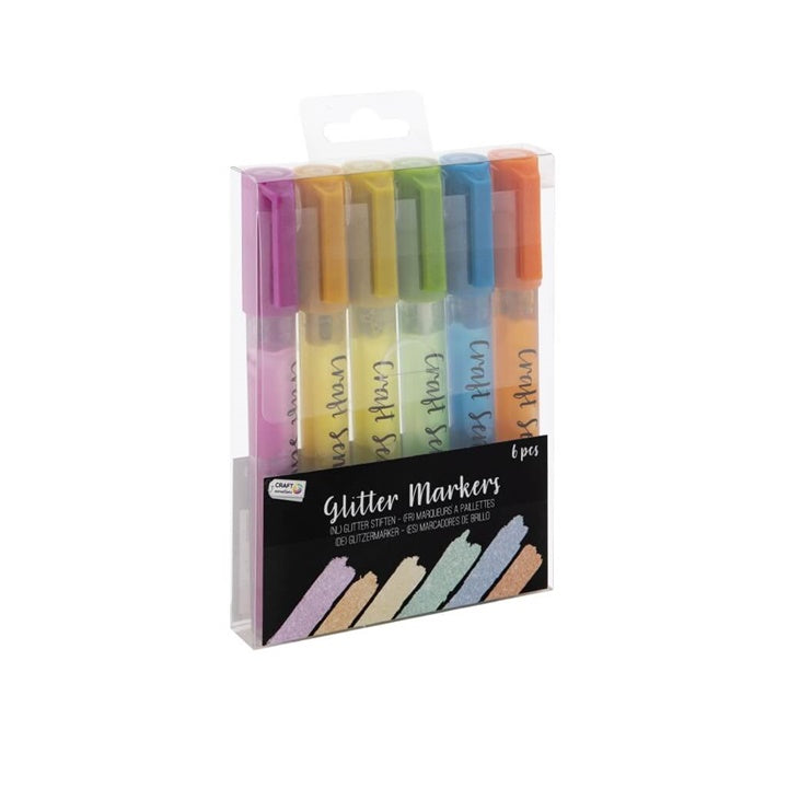 6er-Set Glitzer-Marker — Bild 4