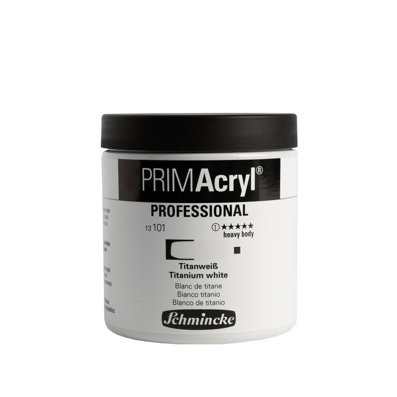 Schmincke PRIMAcryl Professional Acrylfarben 237 ml – 101 Titanweiß