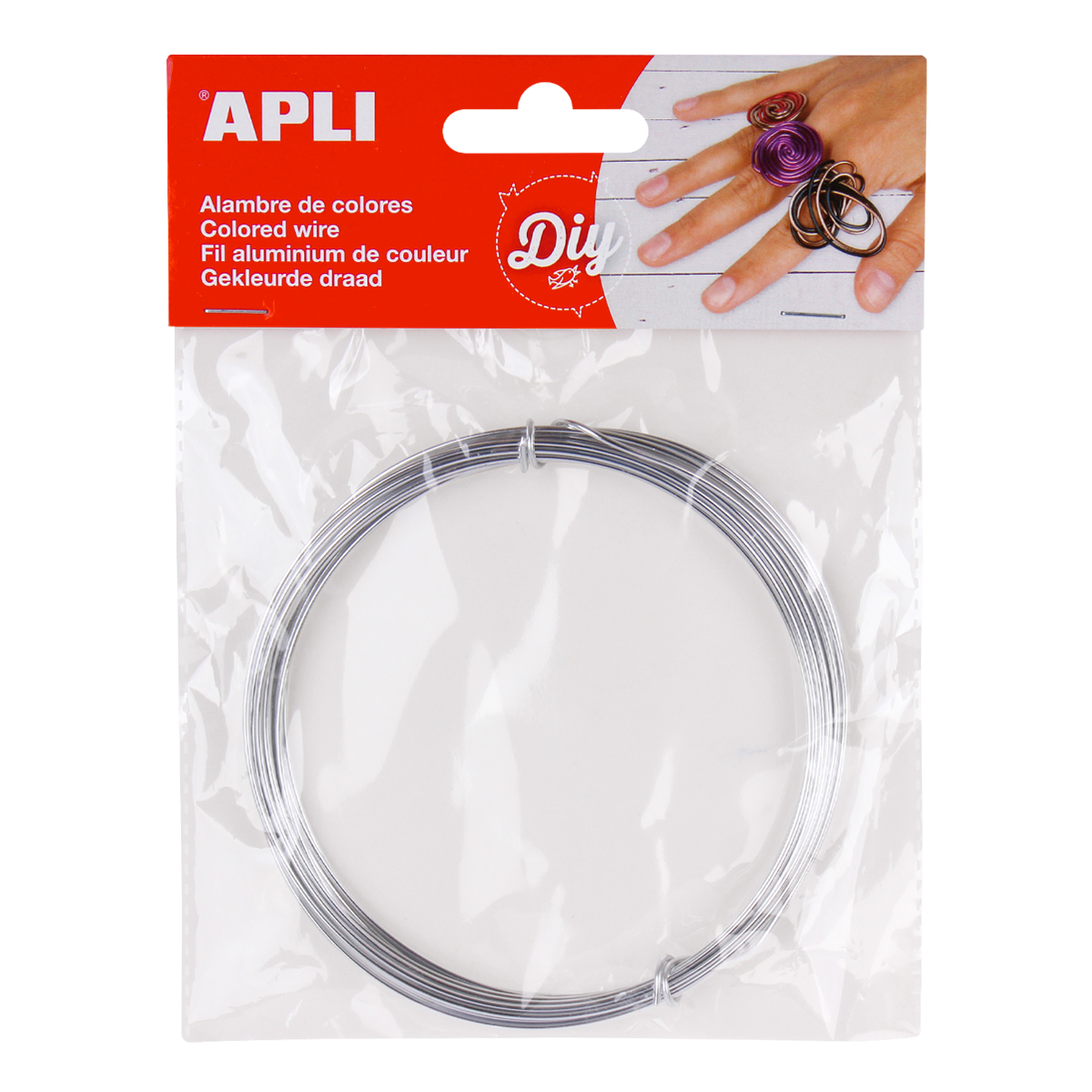 Modellierdraht APLI 1,5 mm × 5 m – Silber