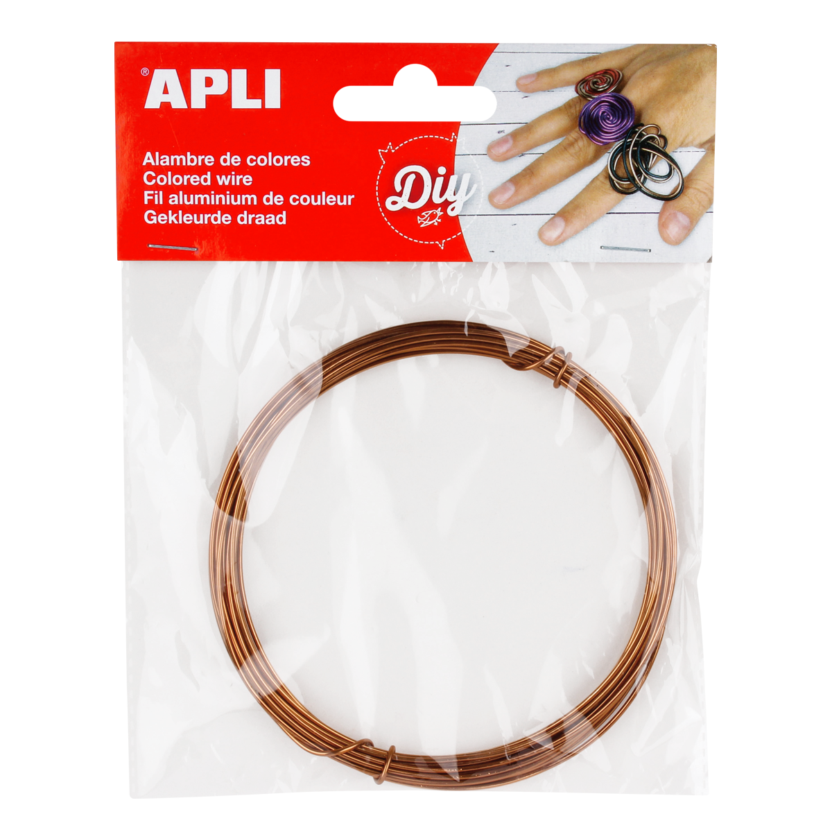 Modellierdraht APLI 1,5 mm × 5 m – Kupfer