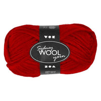 Australische Wolle Sydney 50 m – rot