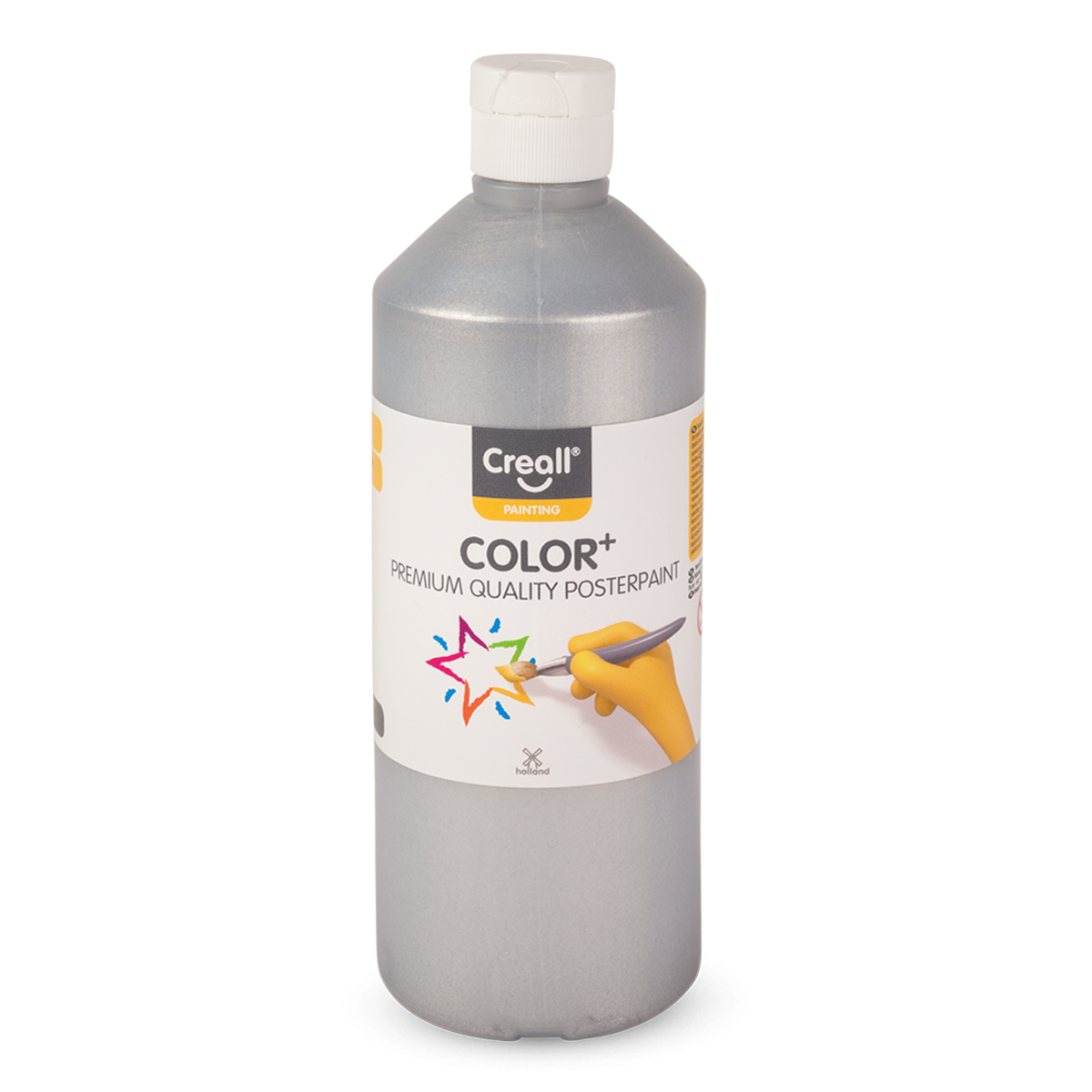 Tempera-Malfarbe Creall CREALLCOLOR 500 ml - Silber