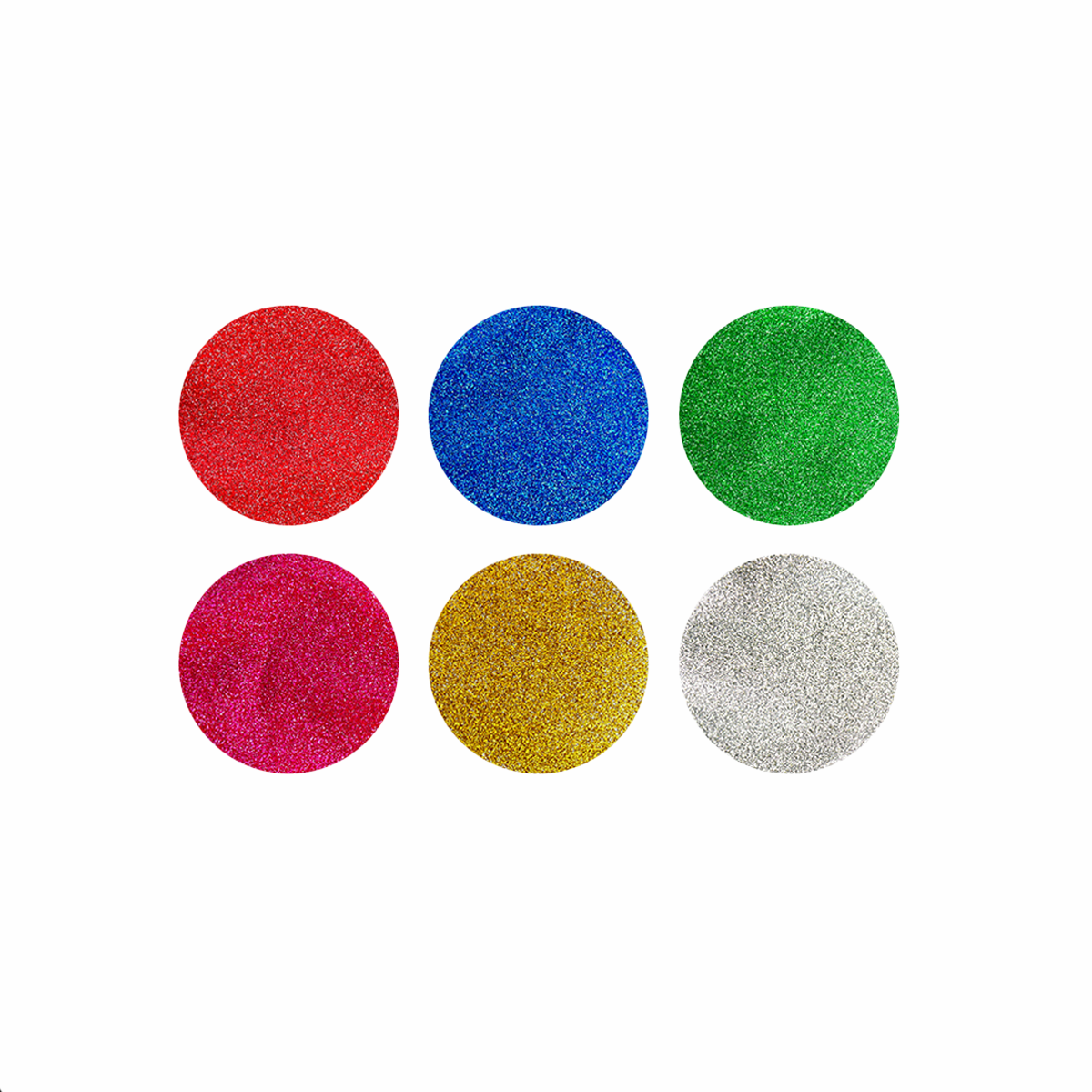 Creall Glitzerfarben-Set – 6 × 250 ml, Farbmix