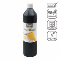 Creall Fingerfarbe - 750 ml – Schwarz