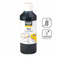 Stoffmalfarbe Creall Tex 250 ml – Schwarz