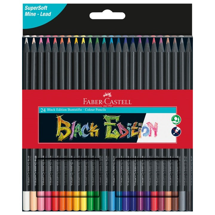 Faber-Castell Black Edition Buntstifte – Set 24 ks
