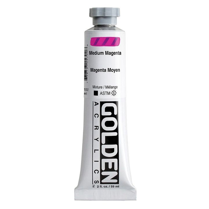 GOLDEN Heavy Body Acrylfarbe 148 ml – 1570 medium magenta