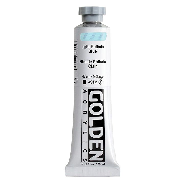 GOLDEN Heavy Body Acrylfarbe 59 ml – 1577 hell ftalo Blau