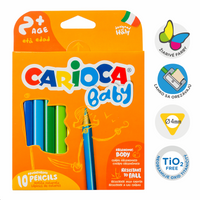 Dreikant-Buntstifte Carioca Baby 2+, 10 Stk.