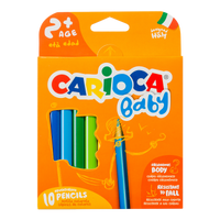 Dreikant-Buntstifte Carioca Baby 2+, 10 Stk.