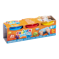 Carioca Baby Do 1+ Knetmasse, 3 × 75 g, Farbmix