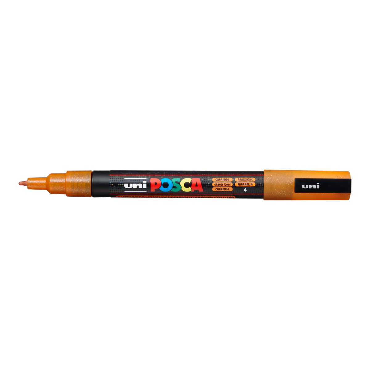 Posca Marker PC-3ML, 0,9–1,3 mm, Glitzer – Orange (L4