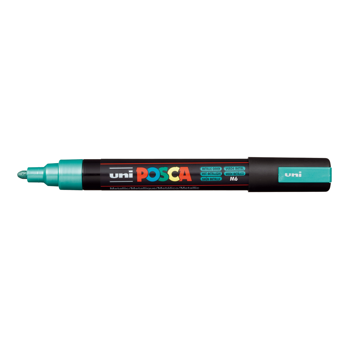 Posca PC-5M Acrylmarker, 1,8 - 2,5 mm, Metallic-Grün (M6)