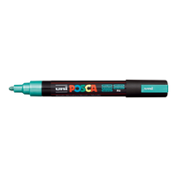 Posca PC-5M Acrylmarker, 1,8 - 2,5 mm, Metallic-Grün (M6)