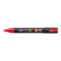 Posca Acrylmarker PC-5M, 1,8 - 2,5 mm, Fluo-Rot (F15)
