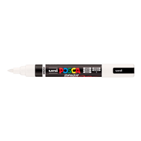 Posca Acrylmarker PC-5BR, 1 - 4 mm, weiß