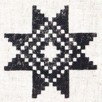 Holzstempel ROSA TALENT Nr. 4 Geometrie 6,5x6,5 cm – Detailansicht 2 | ARTMIE