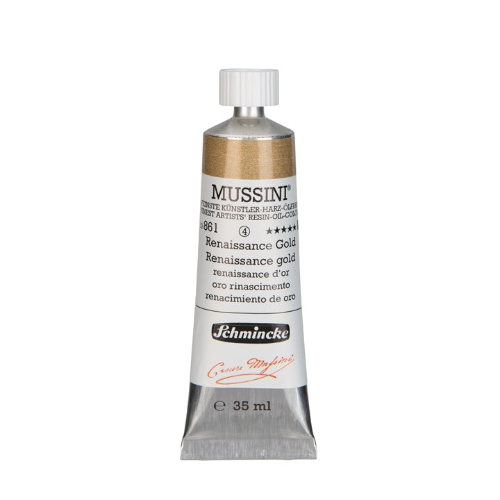 Schmincke MUSSINI Ölfarben 35 ml – 861 renesans Gold