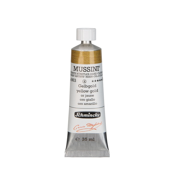 Schmincke MUSSINI Ölfarben 35 ml – 863 gelbgold