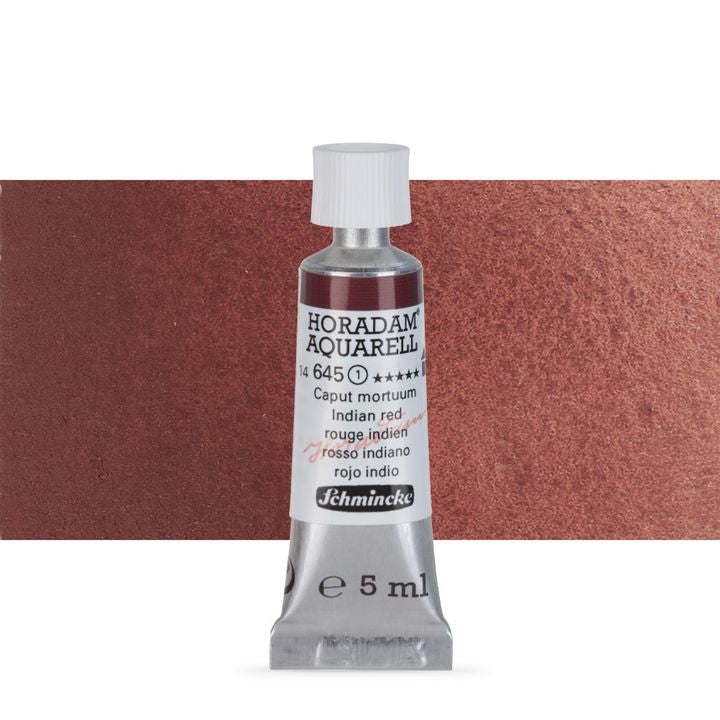 Schmincke HORADAM Aquarellfarben in der 5 ml Tube – 645 Indian red