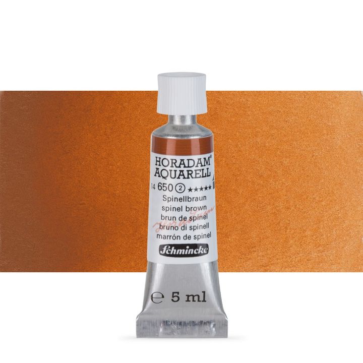 Schmincke HORADAM Aquarellfarben in der 5 ml Tube – 650 spinel brown