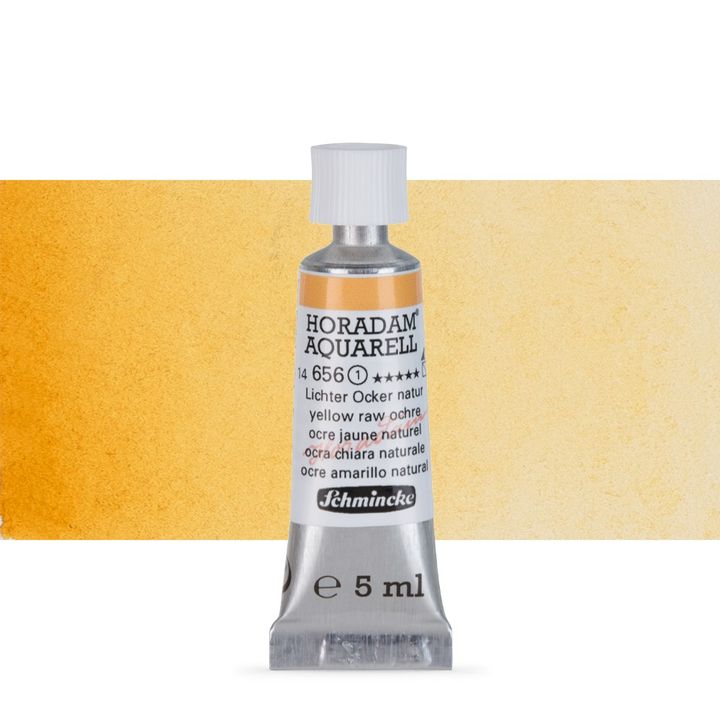 Schmincke HORADAM Aquarellfarben in der 5 ml Tube – 656 Ockergelb roh