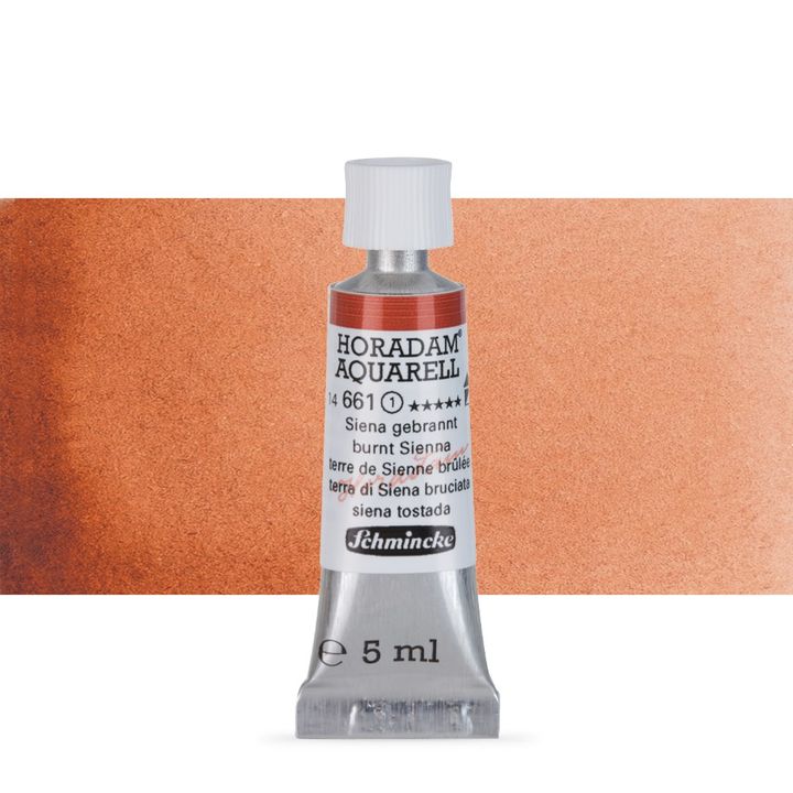 Schmincke HORADAM Aquarellfarben in der 5 ml Tube – 661 gebrannt sienna
