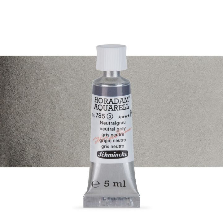 Schmincke HORADAM Aquarellfarben in der 5 ml Tube – 785 Neutralgrau