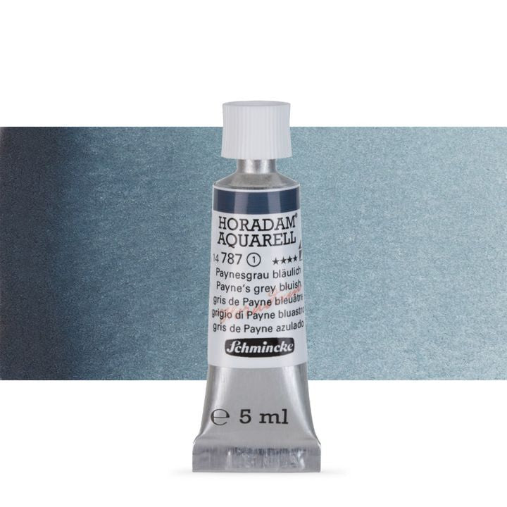 Schmincke HORADAM Aquarellfarben in der 5 ml Tube – 787 Paynes grey bluish
