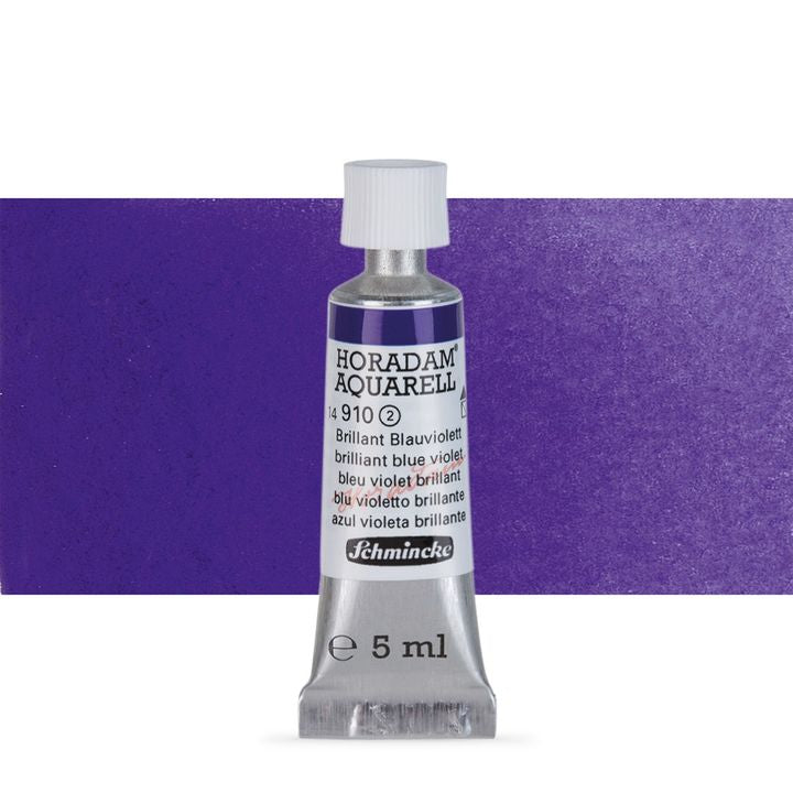 Schmincke HORADAM Aquarellfarben in der 5 ml Tube – 910 Brillant Violettblau