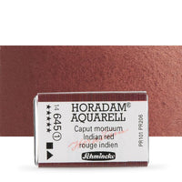 Schmincke Horadam Aquarellfarben im ganzen Näpfchen – 645 Indian red