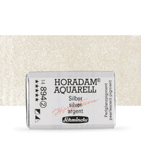 Schmincke Horadam Aquarellfarben im ganzen Näpfchen – 894 Silber