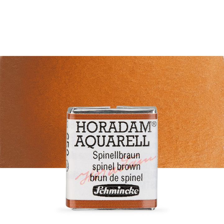 Schmincke Horadam Aquarellfarben im halben Näpfchen – 650 spinel brown