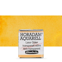 Schmincke Horadam Aquarellfarben im halben Näpfchen – 657 transparent Ocker