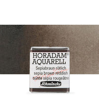 Schmincke Horadam Aquarellfarben im halben Näpfchen – 662 sepia-braun rötlich