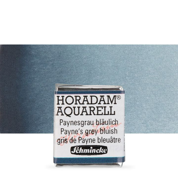Schmincke Horadam Aquarellfarben im halben Näpfchen – 787 Paynes grey bluish
