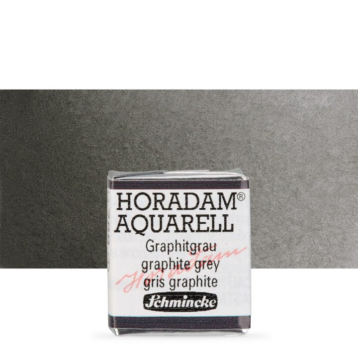 Schmincke Horadam Aquarellfarben im halben Näpfchen – 788 Graphitgrau