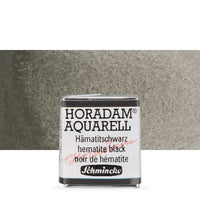 Schmincke Horadam Aquarellfarben im halben Näpfchen – 789 hematite black