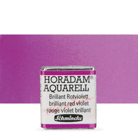Schmincke Horadam Aquarellfarben im halben Näpfchen – 940 brilliant red violet