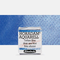 Schmincke Horadam Aquarellfarben im halben Näpfchen – 953 Unterwasserblau