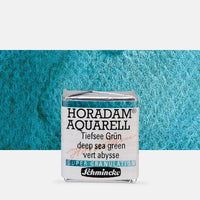 Schmincke Horadam Aquarellfarben im halben Näpfchen – 954 Unterwassergrün