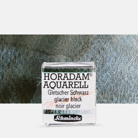 Schmincke Horadam Aquarellfarben im halben Näpfchen – 965 Glacier Schwarz