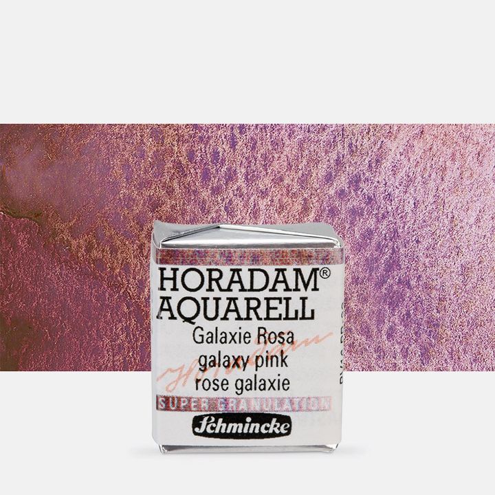 Schmincke Horadam Aquarellfarben im halben Näpfchen – 971 Galaxy Rosa