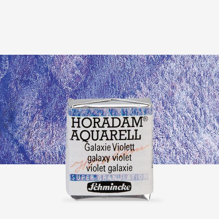 Schmincke Horadam Aquarellfarben im halben Näpfchen – 972 Galaxy Violett