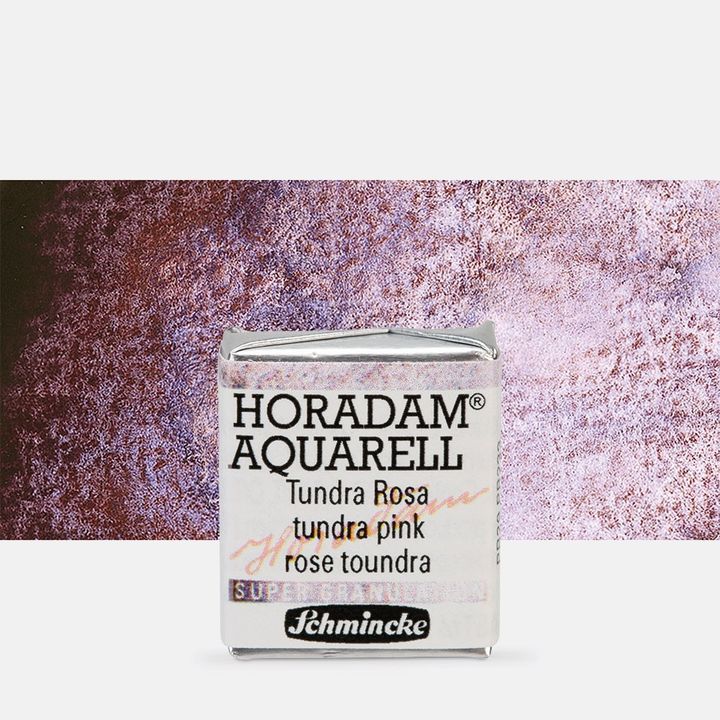Schmincke Horadam Aquarellfarben im halben Näpfchen – 982 Tundra Rosa