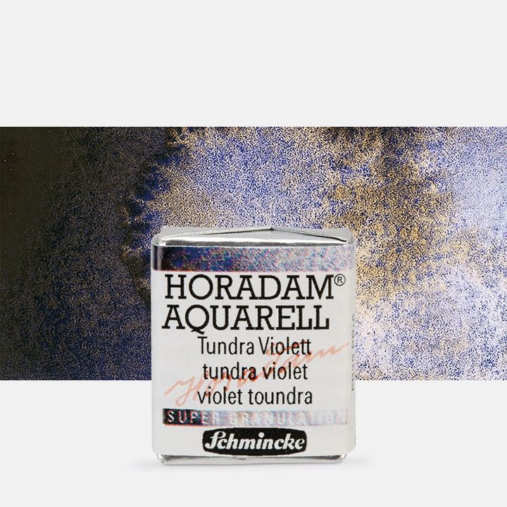 Schmincke Horadam Aquarellfarben im halben Näpfchen – 983 Tundra Violett